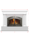 Dracme Cast Stone Mantel