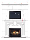 Dracme Cast Stone Mantel