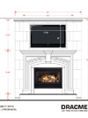 Dracme Cast Stone Mantel