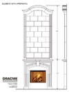 Dracme Cast Stone Mantel