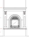 Dracme Cast Stone Mantel