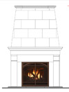 Dracme Cast Stone Mantel