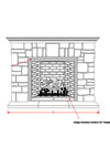 Dracme Cast Stone Mantel