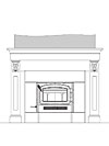 Dracme Cast Stone Mantel