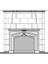 Dracme Cast Stone Mantel