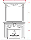 Dracme Cast Stone Mantel