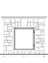 Dracme Cast Stone Mantel