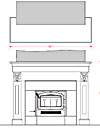 Dracme Cast Stone Mantel