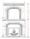 Dracme Cast Stone Mantel