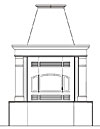 Dracme Cast Stone Mantel