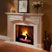 Elizabeth Cast Stone Mantel in Sahara Veined Honed