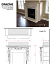 Dracme Cast Stone Mantel