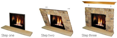 3 Easy steps to Install a Elk Ridge Mantel