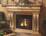 Dracme Cast Stone Mantel