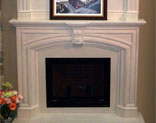 Dracme Cast Stone Mantel