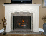 Dracme Cast Stone Mantel