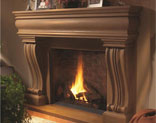 Dracme Cast Stone Mantel