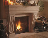 Dracme Cast Stone Mantel