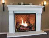 Dracme Cast Stone Mantel