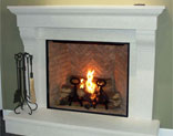 Dracme Cast Stone Mantel