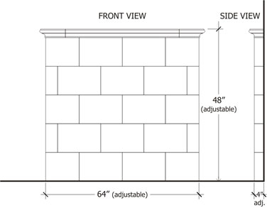 Classic Cast Stone Uppermantel