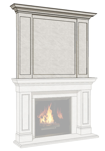 Elite Cast Stone Uppermantel