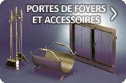 Portes de foyers et accessoires